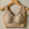 Roupas Íntimas de Renda Floral Sutiã Levanta Busto Feminino Tamanho Grande Sutiã de Sustentação