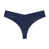 Tanga sexy europeia e americana plus size sem costura de seda gelo fina calcinha cintura baixa fundo de algodão respirável para mulheres