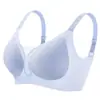 Ropa Interior de Verano Ultraligera Sin Costuras para Mujer, Copa Transpirable Invisible Sin Costuras, Sin Aro de Acero, Soporte Suave, Sujetador Push-Up para Recoger los Pechos Laterales