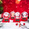 Novo produto transfronteiriço: Chapéu de Papai Noel bola de cristal, mini bola d'água brilhante, ornamento criativo, decoração de luz ambiente para o Natal