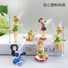 Menina dançando balé dança linda menina princesa bolo de aniversário mesa de sobremesas decoração boneca conjunto de três peças