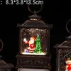Lampião de vento de Natal atacado Iluminação de feriado de Natal Decorações de atmosfera Feliz Natal