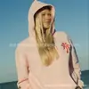 Sudadera con capucha estampada de patrón callejero distintivo a la moda retro americana transfronteriza para hombre y mujer, suéter liso simple