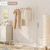 Perchero plegable simple de pie para uso doméstico, dormitorio, balcón y para colgar ropa