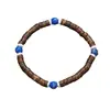 Amazon Aliexpress Joyería Transfronteriza Estilo Simple Europeo y Americano Pulsera de Concha de Coco Piedra Natural Turquesa Pulsera Estilo Étnico