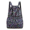 Mochila com Bolso de Cordão Mochila de Cordão Verão Nova Simples Mochila de Viagem Grande Capacidade Mochila Esportiva Fitness Bolso de Cordão