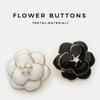 Tops de alta gama, Prendas de punto, Prendas de punto, Botones de rosa, Botones de algodón para mujer, Abrigos, Botones decorativos para ropa exterior