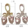 Joyería de Aleación para Uñas con Diamantes de Cereza Transfronteriza Joyería de Aleación Lujo Ligero Lindo Pequeño Fresco Super Brillante Decoración de Uñas de Cereza Venta al por Mayor
