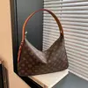 Bolsa Tote Estampa Retrô Transfronteiriça Feminina Grande Capacidade Textura Fashion Bolsa de Ombro PU Couro Macio Temperamento Comute Bolsa de Ombro