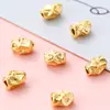 Retención de Color Alta Calabaza Sólida Boca Curva Colgante Accesorios para Joyería DIY Incrustado con Flor de Zirconio Soporte para Flores Accesorios para Colgante de Calabaza