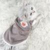 Roupas de Gato Outono e Inverno Gato Marionete Colete Quente Fleece Roupa para Animal de Estimação Cachorro Gatinho Gatinho Anti-pelo