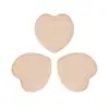 Superficie de Cuero Cojín de Aire Esponja Correctora Herramienta de Maquillaje Punta del Pulgar Forma de Corazón Pequeña Venta al por Mayor Fijación Maquillaje Esponja de Pulgar con Forma de Corazón