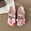 Tamancos Casuais da Moda, Acessórios de Verão, Fivelas Metálicas para Sapatos, Decorações de Pedrarias de Alto Padrão, Chinelos Fechados Destacáveis