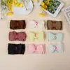 Diadema de Bolas de Lana y Lazo Estilo Ins Transfronteriza, Diadema Suave y Elástica para Bebé, Accesorio para el Cabello de Recién Nacido Que No Tira del Cabello