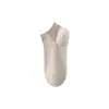Meias invisíveis femininas, antiderrapantes, respiráveis, absorventes de suor, finas, 100% algodão, meias curtas de cor sólida, atacado da indústria de meias de Zhuzji