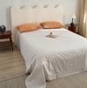 Sábana de cama de algodón puro grueso de color liso simple para otoño e invierno, pieza única, colcha cálida para dormitorio de otoño e invierno, cama individual doble, algodón