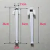 Accesorios para Patas de Mesa Plegable Elevadas y Reforzadas, Soporte de Hierro para Escritorio de Computadora, Mesa de Cama, Mesa de Mirador, Marco de Mesa Plegable
