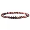 Pulsera de ágata natural de 4 mm con diseño de explosión transfronteriza de Amazon. Pulsera mini con dije de energía Joker simple para niña.