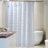 Suministro Directo de Fábrica Cortina de Ducha para Baño Rayas Blancas Impermeable Cortina de Baño Cortina de Puerta Cortina Divisoria Cortina de Ducha Estilo Europeo
