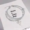 Explosões Super Fada Mori Cristal Lua Pulseira Feminina Design de Nicho Estudante Joker Cor Doce Pulseira de Namorada