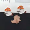 Juego de 19 Escobas Fantasma con Goteo de Aceite, Murciélagos y Sombreros de Mago Temáticos de Halloween, Dijes Creativos para Pulseras y Collares DIY