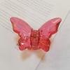Mariposa Diamante Acrílico Estilo Coreano Pequeño Transparente Pinza de Tiburón Colorido Accesorio para el Cabello de Niña Mate