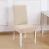 Funda de Silla Universal de una Pieza Simple Personalizada Funda de Taburete Tela Elástica Funda de Silla de Comedor Funda de Respaldo de Silla de Hotel