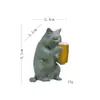¡Los Hermanos Gato Cerveceros Autosanadores y de Corazón Cálido Son Geniales Juntos, 666! el Vínculo entre Hermanos y Hermanas, Lindas Figuras de Gatos para Decoración y Juego