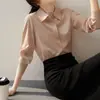 Camisa Matte Cetim Atraente e Brilhante Waltz, Nova Moda Feminina Primavera 2026