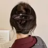 Presilha de Garra de Abalone Estilo Coreano Retrô Preguiçosa para Mulheres Penteado de Alto Padrão Presilha de Cabelo de Uma Palavra Não Machuca a Cabeça Parte de Trás da Cabeça Grampo Acessórios de Cabelo