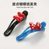 Elegante Pinza para el Cabello con Lazo Rojo para Mujer, Nuevo Estilo de Alta Gama 2026, Pinza de Garra Recta para la Parte Posterior de la Cabeza, Pasador para Peinados Recogidos