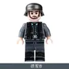 Bloques de Construcción Transfronterizos Muñeca Militar de la Segunda Guerra Mundial Soldados Alemanes de Terceros Partes Partículas Pequeñas Juguetes Educativos Ensamblables para Niños Venta al por Mayor