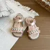 Zapatos de Princesa Brillantes de Moda para Niñas 2026 Verano Nuevos Sandalias Abiertas Estilo Coreano Zapatos de Playa Lindos