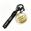 Chaveiro com Logo de Carro em Ouro Puro 999 Chaveiro com Pingente Dourado Ornamento de Logo de Carro Mercedes-Benz Presente de Dia dos Pais Atacado