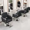 Silla de Peluquería, Silla Especial para Salón de Peluquería, Silla Giratoria Elevable para Barbería, Silla de Belleza, Silla de Peluquería