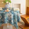Tecido Jacquard Estilo Pintura a Óleo Chenille Tecido Tingido em Fio Estilo Francês para Bolsas, Toalhas de Mesa, Fronha Estilo Étnico Monet