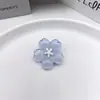 Grampo de Cabelo Rosa Flor de Cerejeira de Alta Qualidade com Alto Acabamento e Acessório de Cabelo Pinça Lateral Doce para Franja Joia Acessórios de Cabelo Venda por Atacado