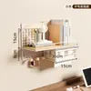 Estante de pared, instalación sin taladro, perfecto para dormitorios estudiantiles, imprescindible para recámaras, divisor de pared, cesta colgante, estante de almacenamiento