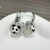 Pendientes de Cristal Redondos con Lunares Electrochapados 2026 Verano Tendencia Estilo Celebridad de Internet Personalidad Moda para Mujer con un Toque de Lujo Ligero y Alta Gama