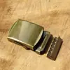 Cinto Trançado de 3,2 cm de Largura Fivela de Rolo Material de Aço Fivela de Rolo Fivela de Latão para Cinto