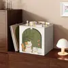 Gabinete de Rejilla Color Dopamina Estantería de Acero Estantería Pequeña de Combinación Libre para Niños Gabinete Bajo Estante de Hierro para Almacenamiento de Juguetes