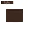 Portatarjetas de cuero de punto transfronterizo, ranuras para tarjetas de gran capacidad, portatarjetas pequeño, múltiples ranuras para tarjetas, sensación de alta gama para mujer, funda de tarjeta de cuero PU, portatarjetas