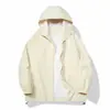 Jaqueta com Capuz Marca da Moda Impermeável Corta-vento Estilo Casal Outono Jaqueta para Exterior Jaqueta Esportiva com Capuz para Montanhismo Masculina