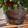 Árbol de Navidad de PVC Berry con Punta Pe Encriptado Mixto Maceta de Flores Artificiales Árbol Desnudo Arreglo de Escena Navideña Exclusivo para Suministro Transfronterizo