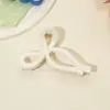 Novo Presilha de Cabelo Grande com Mola Cor de Gel Laço Presilha de Mordida Acessório de Cabeça Elegante Grampo de Cabelo Feminino Presilha de Tubarão de Cabeça