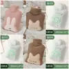 Bolsa de Agua Caliente con Patrón de Bultos, Bolsa de Agua Caliente Rellena de Agua, Tipo Tira Larga, Específicamente para la Columna Cervical, para Compresas Calientes en el Estómago, Cintura y Cuello