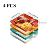 Conjunto de Pratos para Dumpling Quente Mais Vendido Transfronteiriço para Uso Doméstico com Prato para Molho e Vinagre Prato Criativo para Sushi Frango Frito Prato para Lanches de Batata Frita