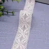Algodón Suave Hilo de Algodón Tejido Accesorios Ropa Accesorios Decorativos Tela de Encaje Patchwork Encaje de Espiga de Doble Cara