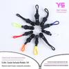 No.3 No.5 Nylon Backwear Slider Amêndoa Cabeça Impermeável Zipper Head Roupas Bolsa Impermeável Borracha Corda Slider
