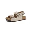 Sandalias para Niñas 2026 Verano Nuevo Estilo Zapatos Birkenstock para Niños Sandalias de Punta Abierta para Niñas Moda para Bebés Zapatos de Playa Antideslizantes
